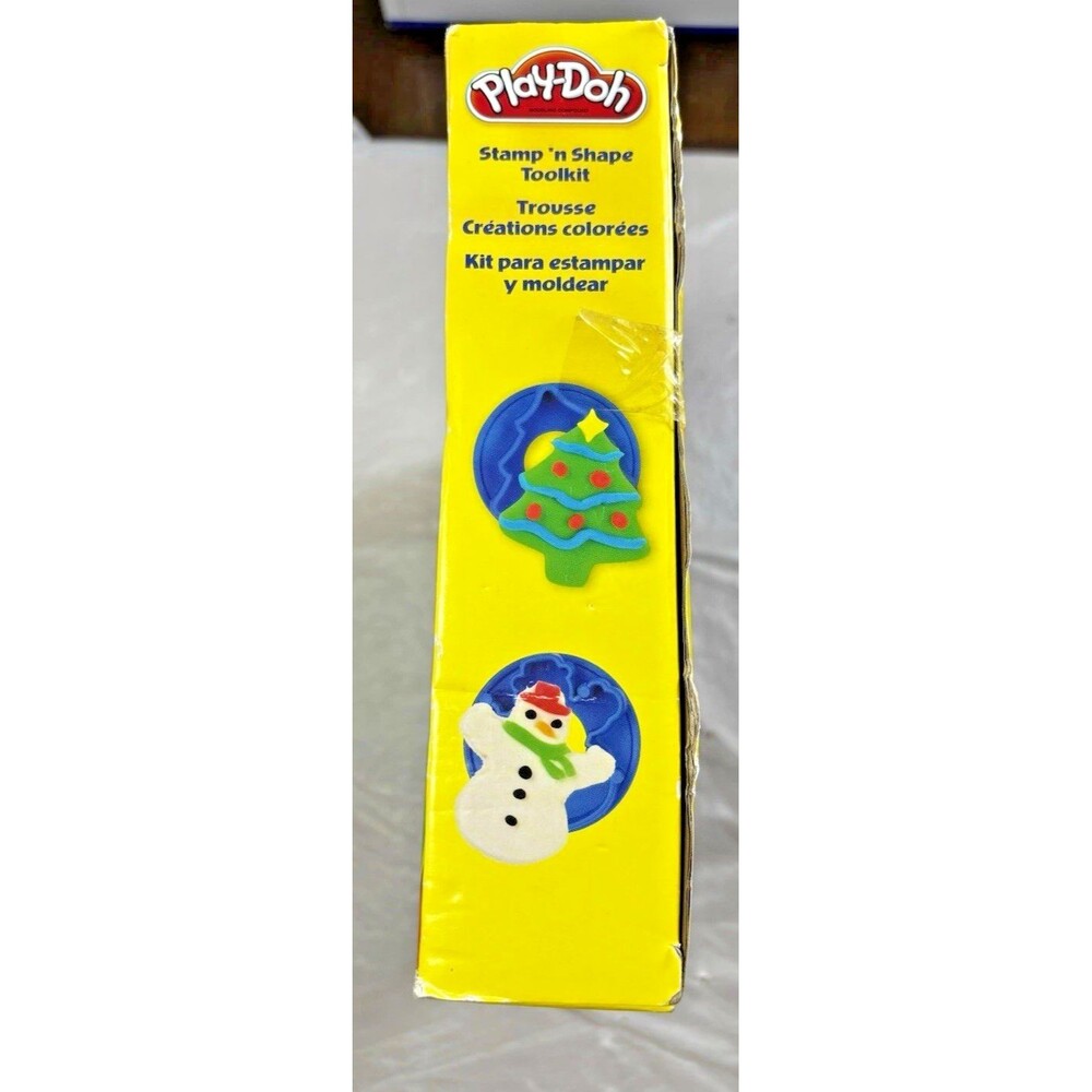 Play-Doh Stamp n Shape Toolkit 30+ Tools & 10 Colors Kids Shape Animal Craft Set - Picture 4 of 15